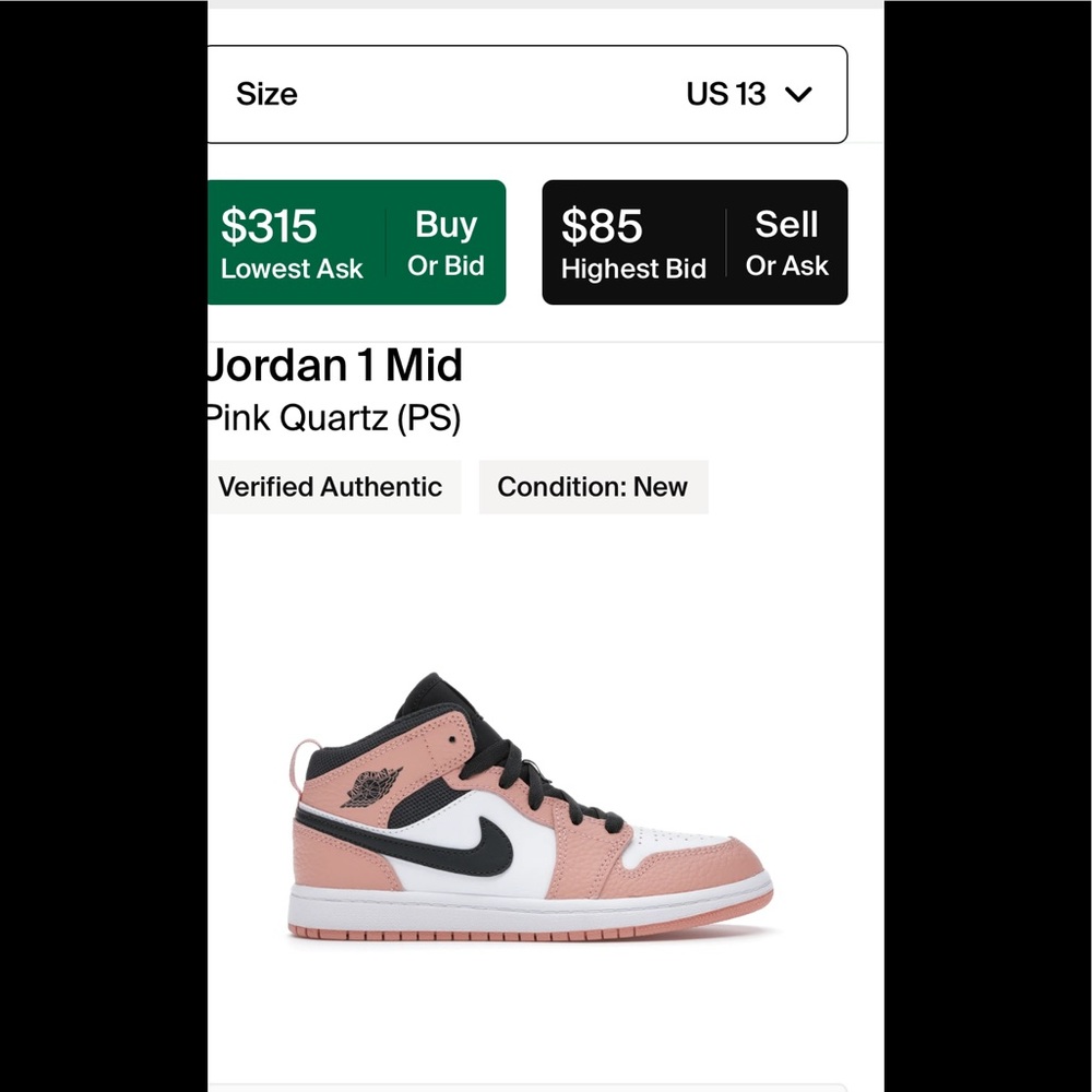 Jordan 1 Pink Quartz